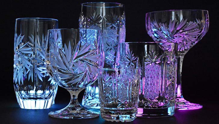 ظروف کریستال خارجی ساخت وارداتی با پرداخت دقیق