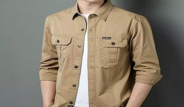 تصویر 3 از پیراهن مردانه جدید اسپرت ساده مناسب استایل رسمی