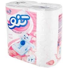 تصویر 2 از دستمال توالت تنو 4 عددی طراحی استاندارد رول ها