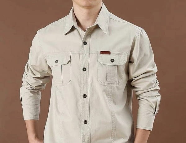 تصویر 2 از پیراهن مردانه دو جیب مجلسی مناسب جشن و مراسم های خاص