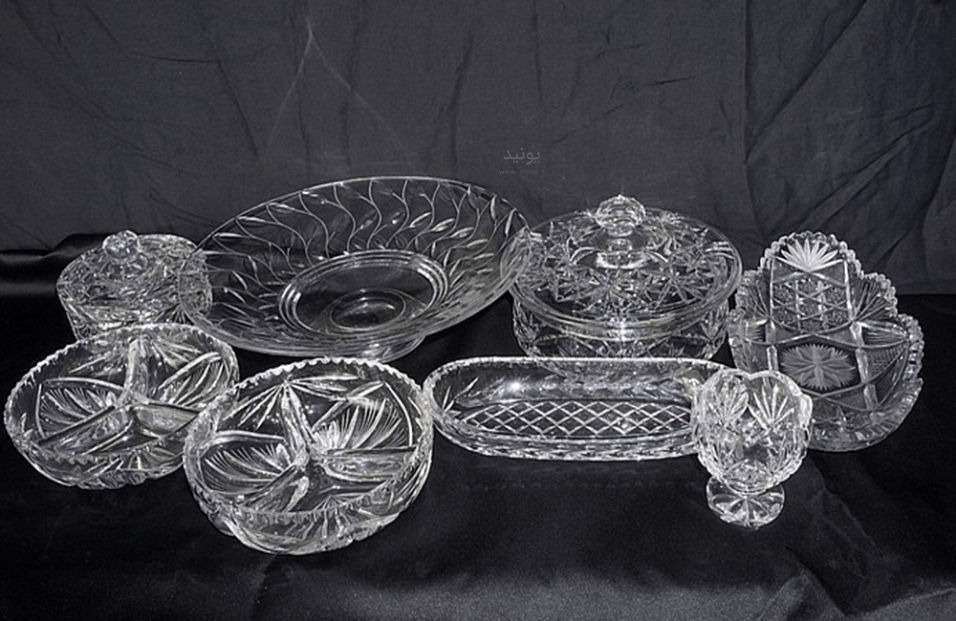 تصویر 1 از ظروف کریستال گران مجموعه محدود با جزئیات هنری
