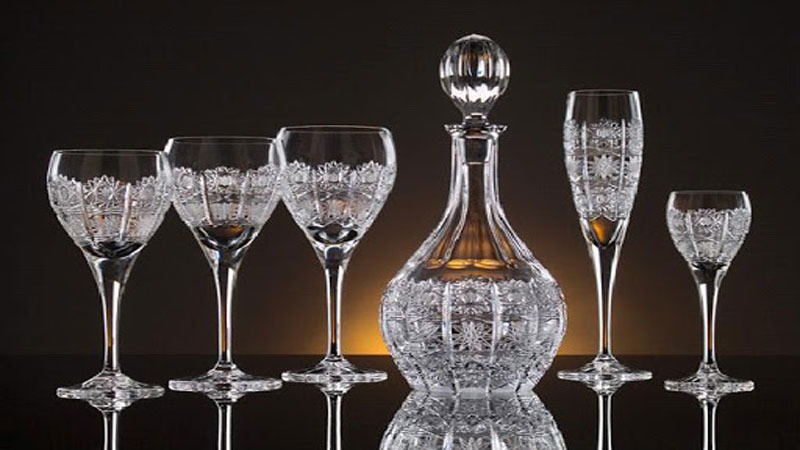 تصویر 2 از ظروف کریستال azurite طراحی مدرن با درخشندگی ویژه