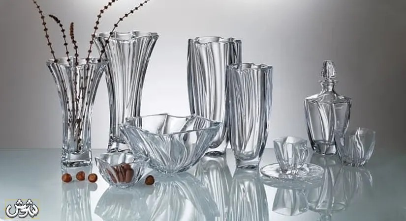 تصویر 4 از ظروف کریستال azurite طراحی مدرن با درخشندگی ویژه