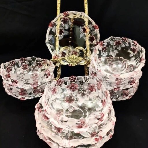 تصویر 2 از ظروف کریستال والتر مجموعه لوکس با جلوه درخشان