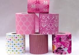 تصویر 2 از دستمال توالت رنگی رنگ بندی شیک و الیاف لطیف