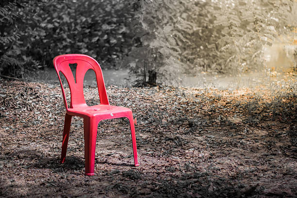 صندلی پلاستیکی ساده مقاوم در برابر نور خورشید بدون رنگ پریدگی