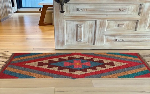 تصویر 1 از گلیم دستبافت سیرجان با نقوش بومی