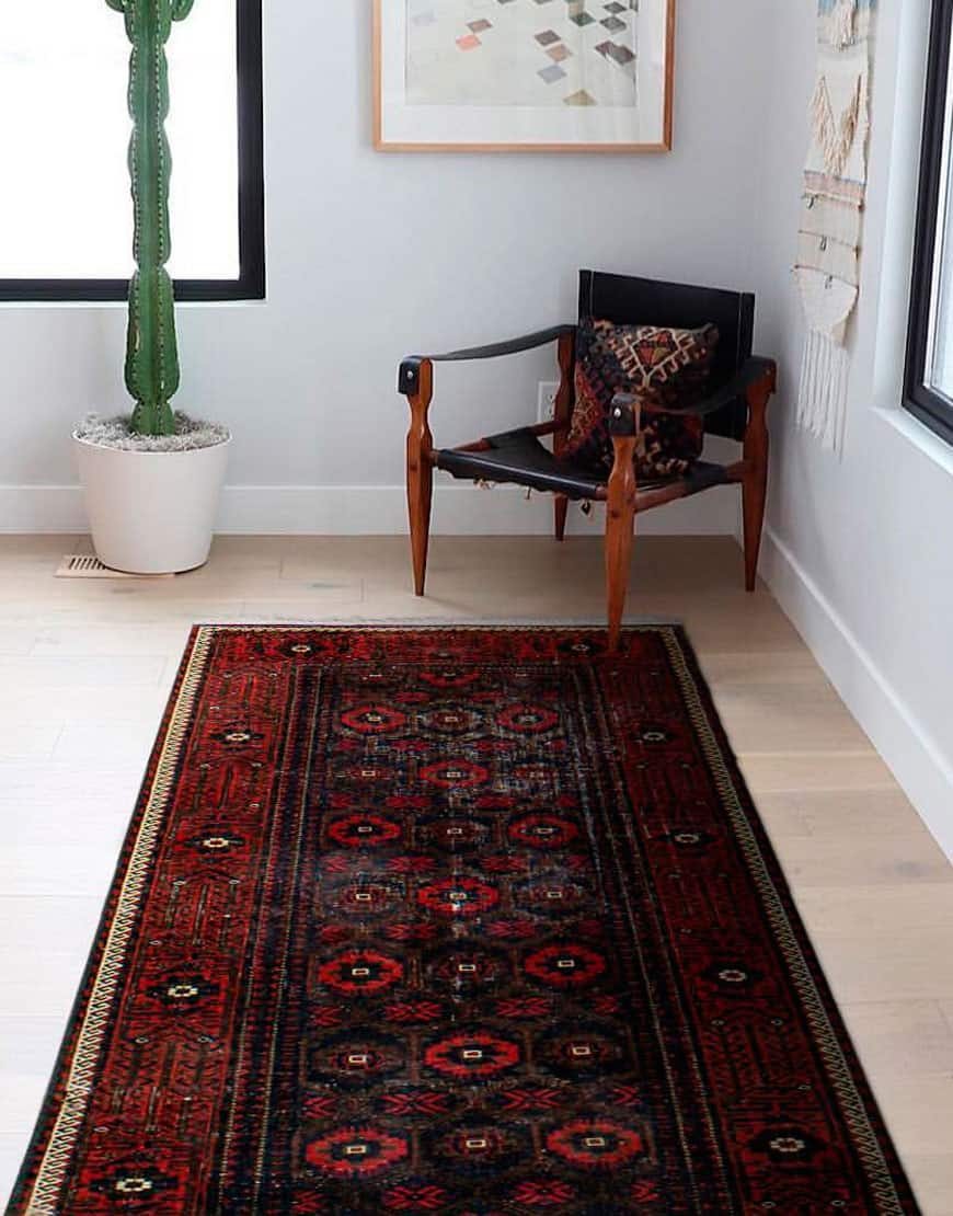 گلیم دستبافت 4 متری نقش قومی