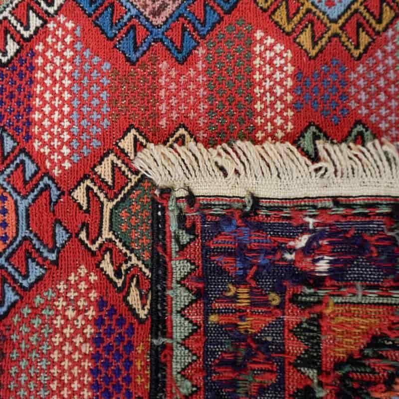 تصویر 3 از گلیم دستبافت کناره با رنگ ثابت