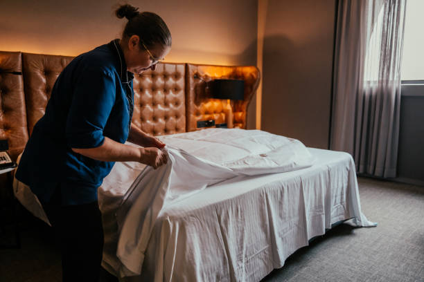 تصویر 1 از ملحفه تشک هتلی با گوشه های کشی عمیق مناسب تشک‌ های توپر و طبی