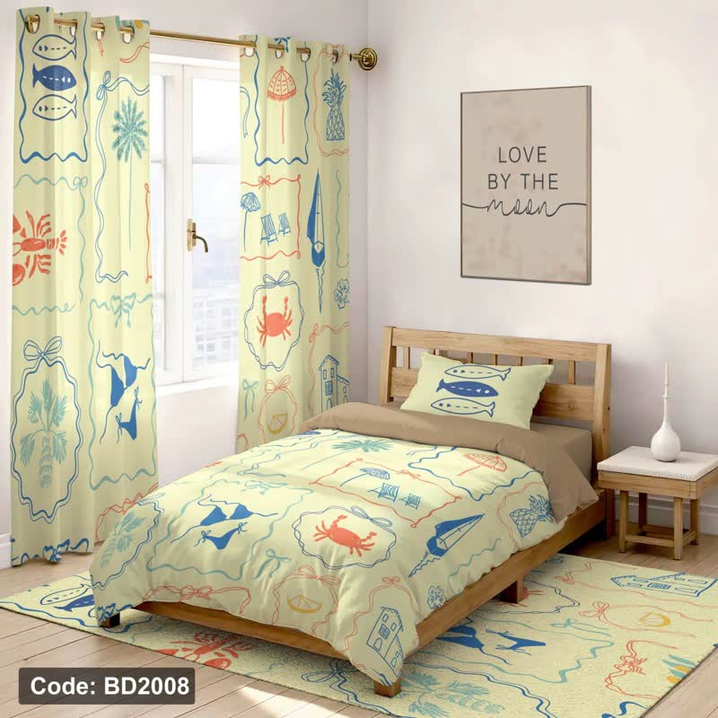 روتختی فانتزی یک‌ نفره پنبه‌ ای نرم و لطیف مناسب خواب راحت