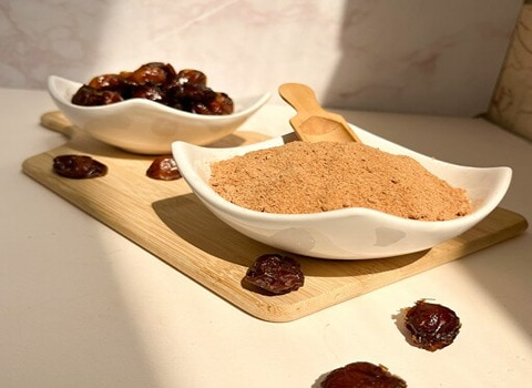تصویر 2 از شکر خرما مانا فرآورده خوراکی با ساختار پودر شده طبیعی تولید شده