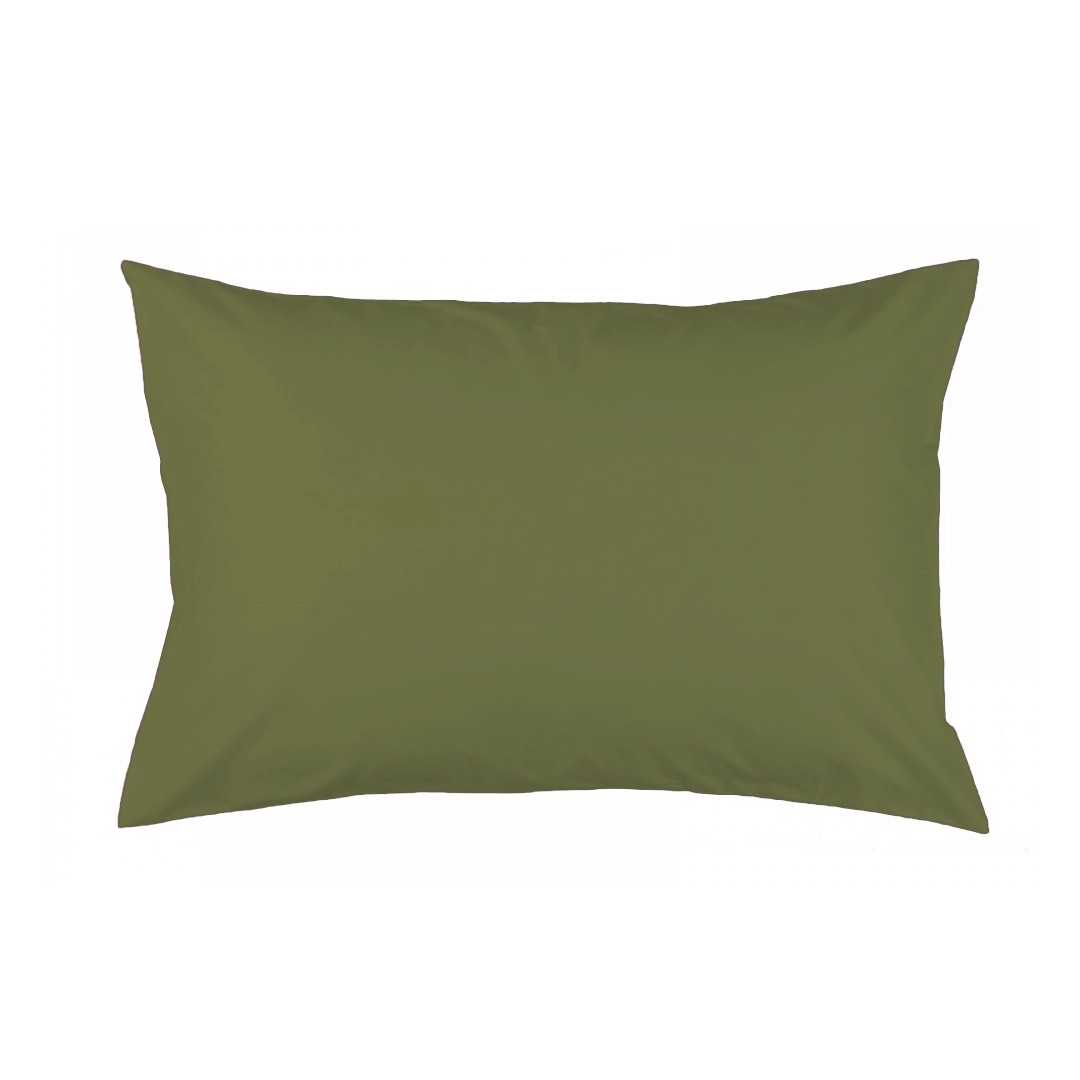 روبالشتی سبز زیتونی با دوخت منظم و تمیز