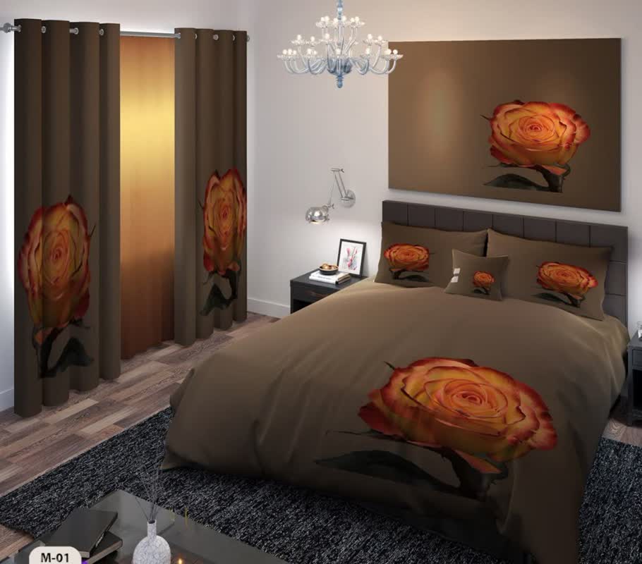 تصویر 1 از روتختی دونفره پاییزه با لطافت بالا و قابلیت شستشوی آسان