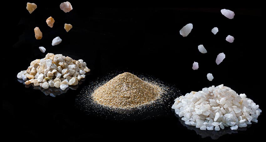 سیلیس خالص ویژه تولید شیشه و مواد سرامیکی