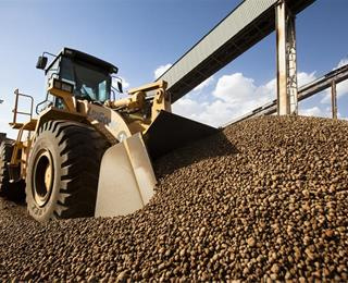 پوکه صنعتی ساختمان دانه‌ بندی منظم برای استحکام ملات