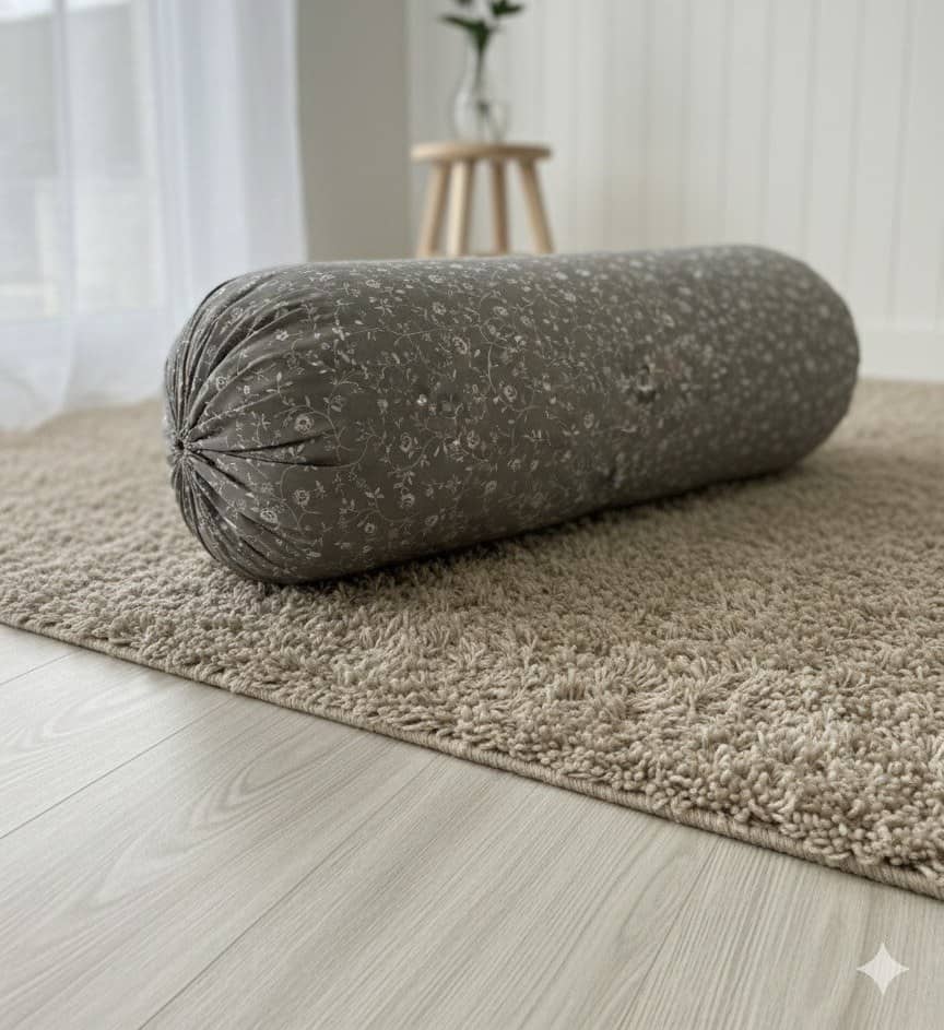 روبالشتی لوله ای زیپ دار با طراحی ساده و شیک