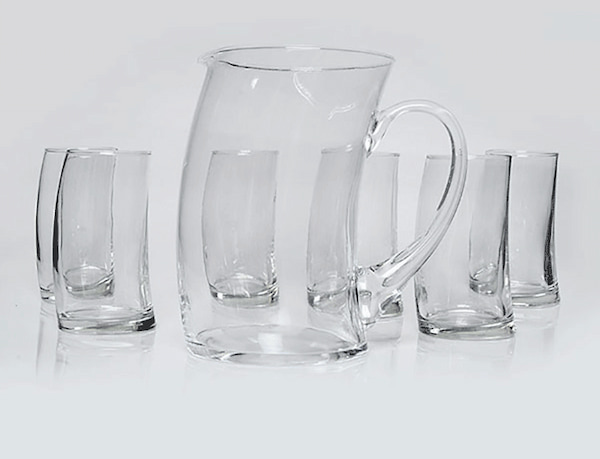 تصویر 4 از پارچ و لیوان بلور ترکیه با طراحی مدرن و جذاب برای دکوراسیون