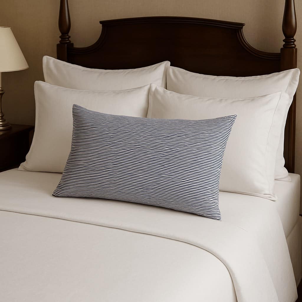 روبالشتی راه راه با پارچه قابل شستشو