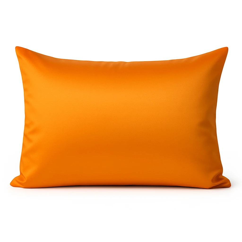 تصویر 4 از روبالشتی نارنجی هماهنگ با سرویس خواب ساده