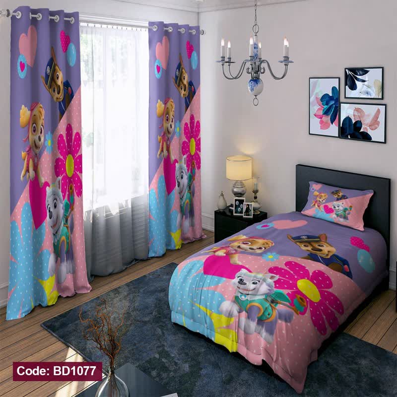 تصویر 4 از روتختی کارتونی اروپایی با طراحی ظریف و پارچه مرغوب