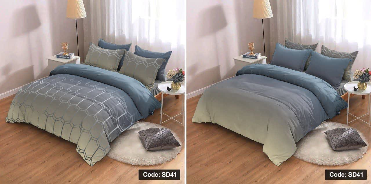 تصویر 2 از روتختی دو رویه دونفره با کیفیت دوخت عالی و ماندگاری بالا