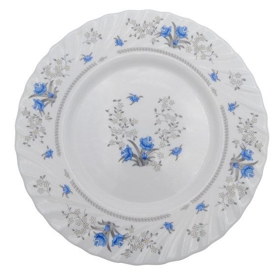 تصویر 4 از بشقاب آرکوپال آبی با رنگ ثابت و ماندگار