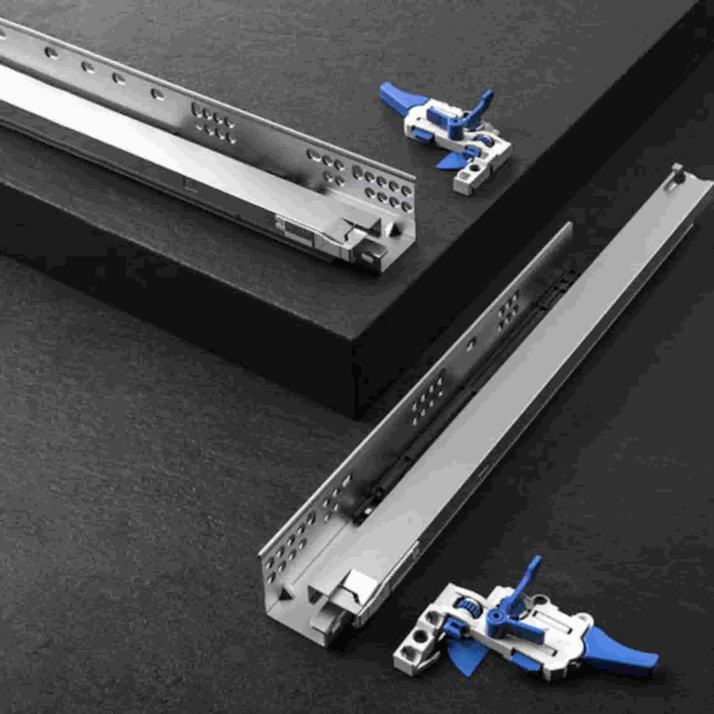 تصویر 2 از ریل کشو ساچمه ای تاچ یونی هوپر فلزی ضد زنگ و با دوام