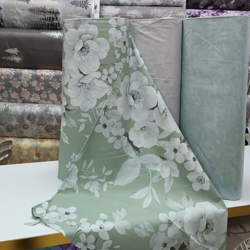 تصویر 1 از پارچه ملحفه ای ترک جنس کتان در رنگ بندی کامل و جذاب