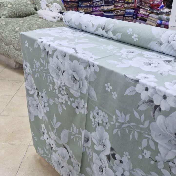 تصویر 2 از پارچه ملحفه ای ترک جنس کتان در رنگ بندی کامل و جذاب