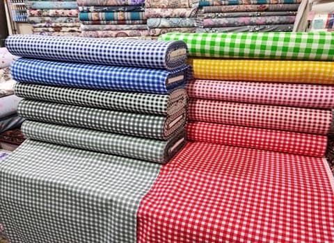 پارچه ملحفه ای چهار خونه با تراکم مناسب و کیفیت تضمینی