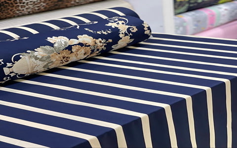 پارچه ملحفه ای طرح راه راه طرح های کلاسیک و پرطرفدار