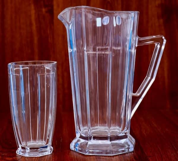 تصویر 4 از پارچ و لیوان بلور چین شفاف مناسب سرو نوشیدنی