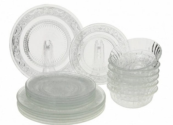 ظروف بلور غذا خوری مناسب استفاده روزمره و مهمانی