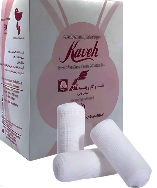 باند پانسمان کنار بافته کاوه در اندازه های مختلف