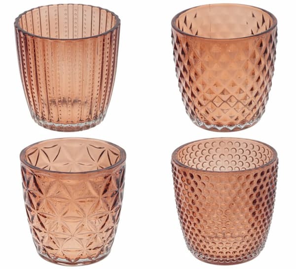 تصویر 2 از لیوان بلور قهوه ای شفاف مناسب جهیزیه عروس