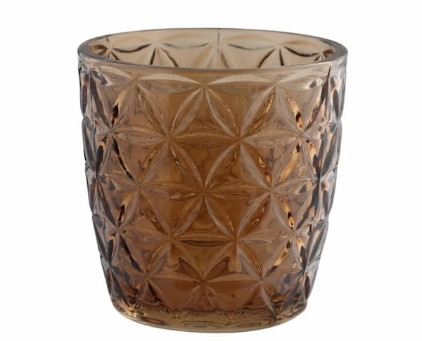 تصویر 3 از لیوان بلور قهوه ای شفاف مناسب جهیزیه عروس