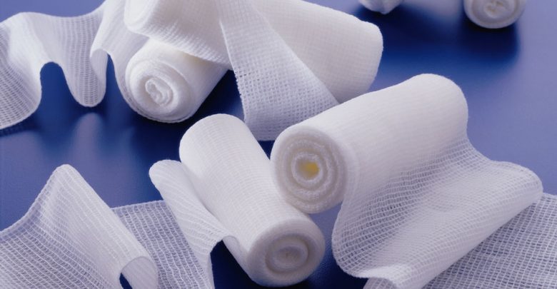 باند پانسمان نخی کنار بافت 10 سانتی