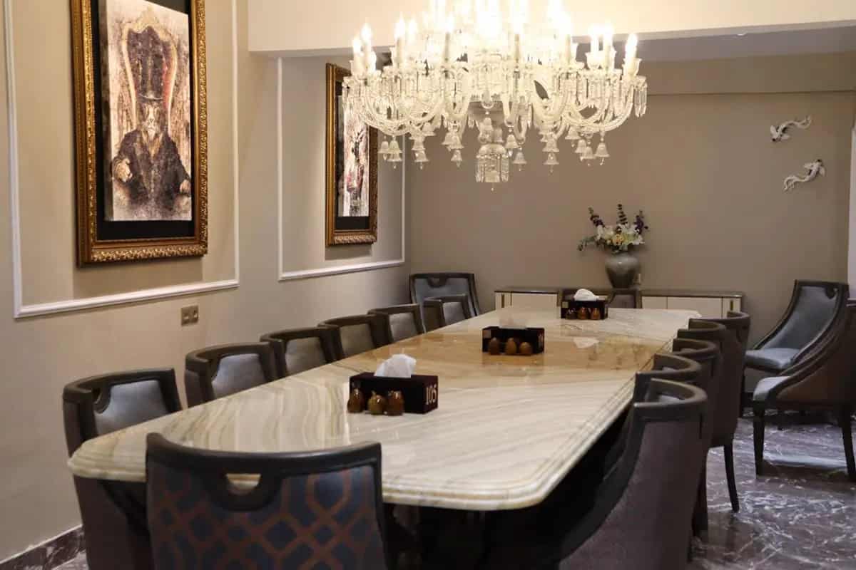 تصویر 1 از سنگ مرمر روی میز نصب آسان و مقاوم در برابر خط و خش