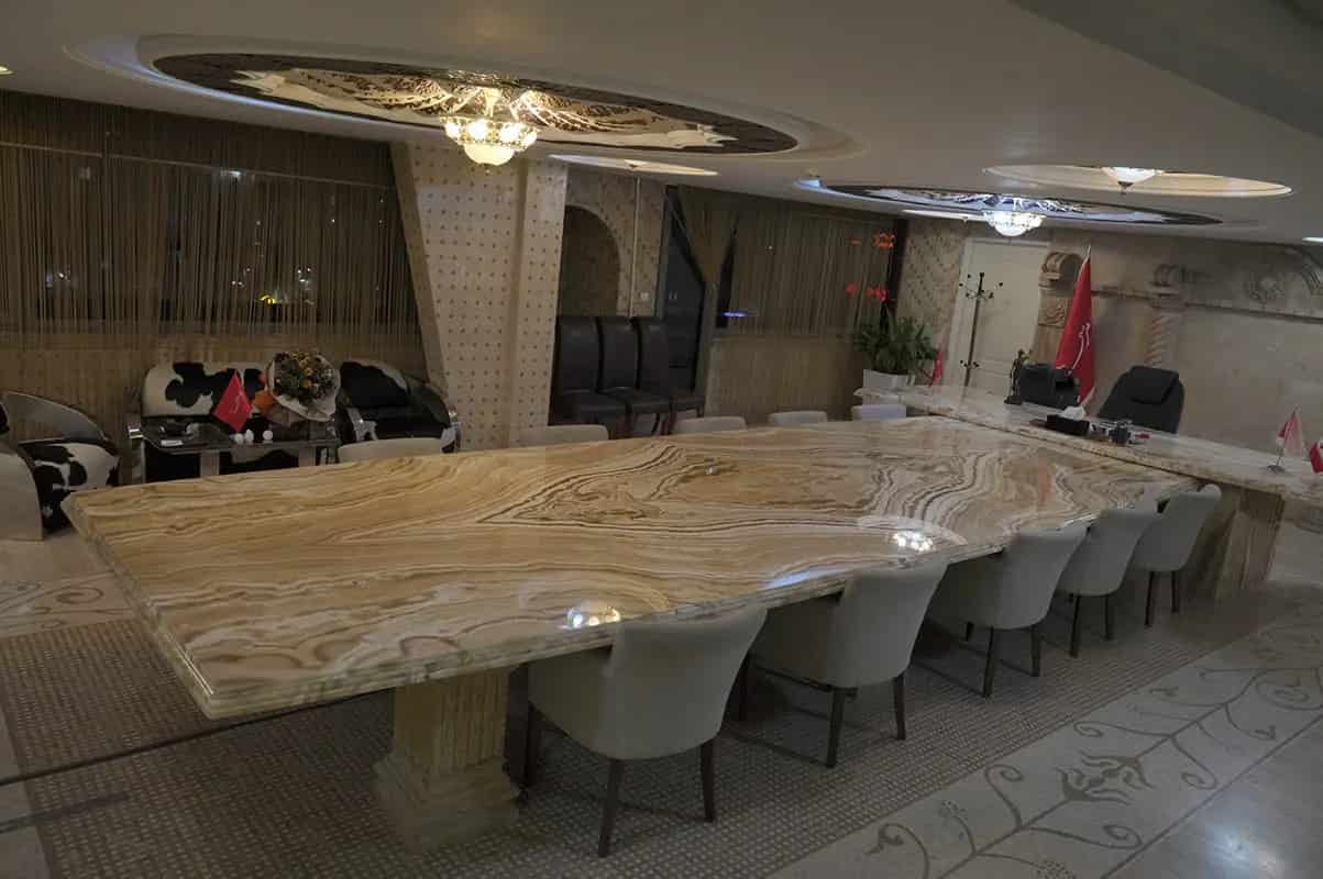 تصویر 4 از سنگ مرمر روی میز نصب آسان و مقاوم در برابر خط و خش