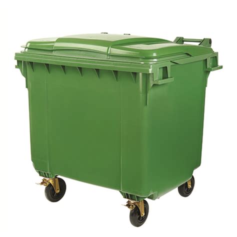 تصویر 2 از خرید سطل زباله 1100 لیتری پلاستیکی در عراق