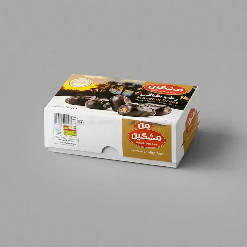 خرما مضافتی مشکین ۶۵۰ گرمی بدون افزودنی شیمیایی