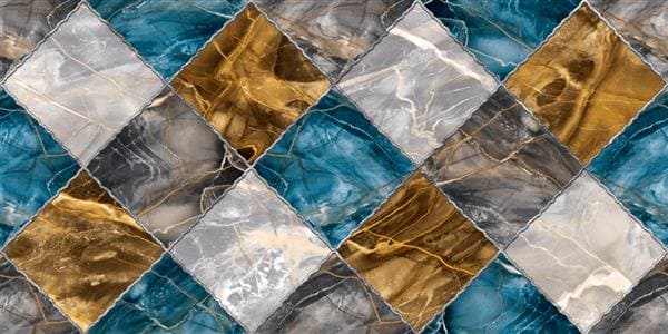 تصویر 1 از کاشی طرح دار کف مناسب فضا های پرتردد داخلی