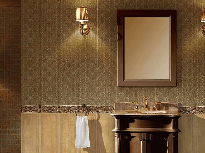 تصویر 3 از کاشی طرح دار حموم مناسب پوشش فضا های مرطوب داخلی