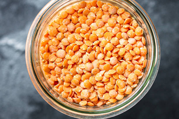 تصویر 1 از عدس قرمز با دانه های کوچک یکدست مناسب دال و خورشت