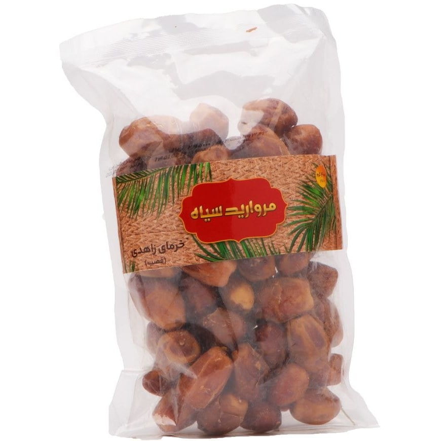 خرما زاهدی بسته سلفونی ۴۰۰ گرمی مروارید سیاه