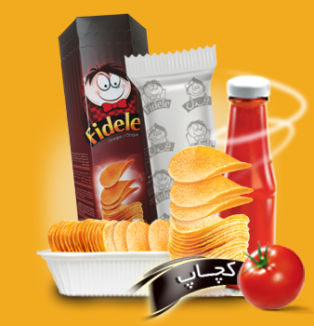 چیپس فیدل کچاپ 130 گرمی تولید شده با استاندارد بهداشتی معتبر