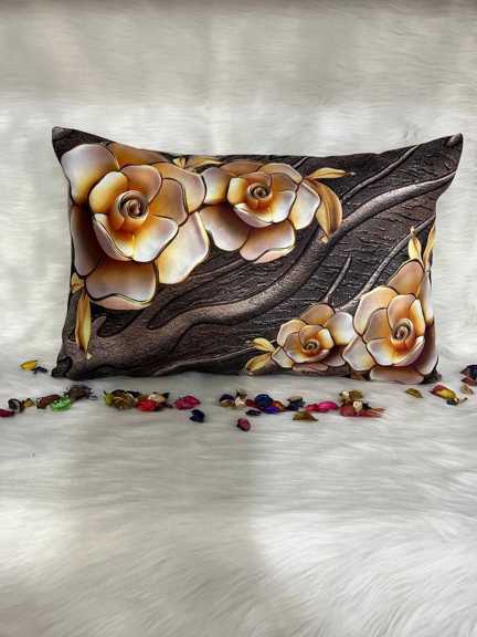 تصویر 4 از انوع روبالشتی مخمل سه بعدی طرح پورشه