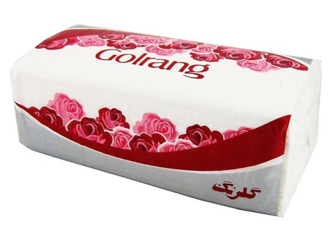 دستمال کاغذی گلرنگ 250 برگ مناسب میز کار و اتاق خواب