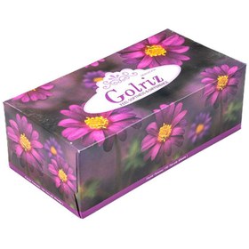 تصویر 1 از دستمال کاغذی گلریز 100 برگ اقتصادی برای استفاده روزانه